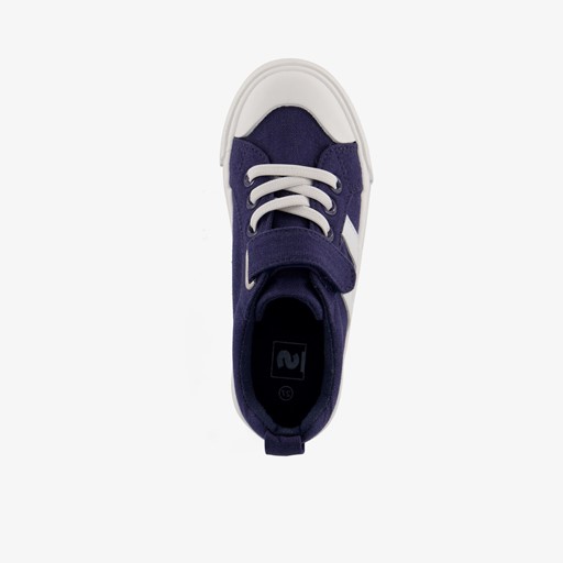 Canvas sneakers kind blauw wit