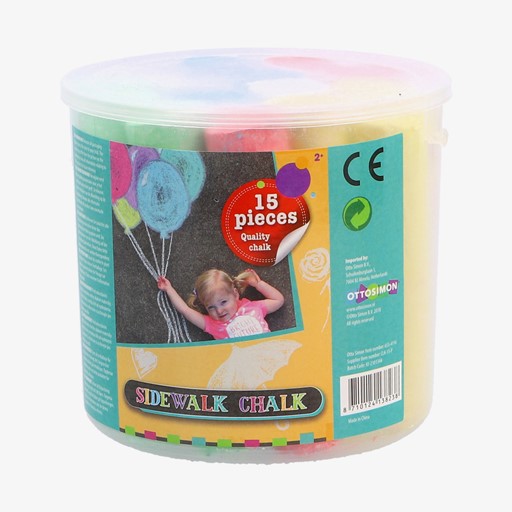 Stoepkrijt 15 Stuks In Emmer