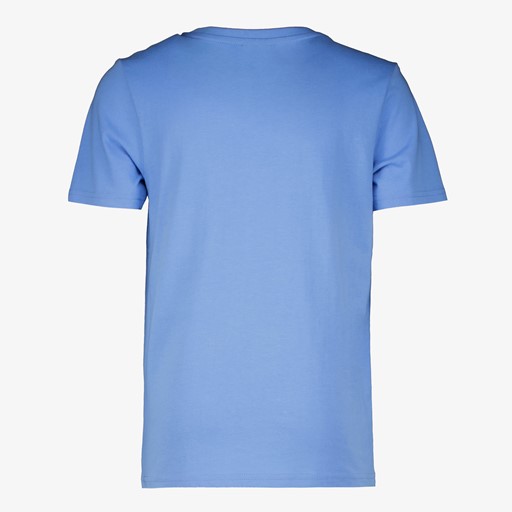 Jongens T-shirt met smiley blauw