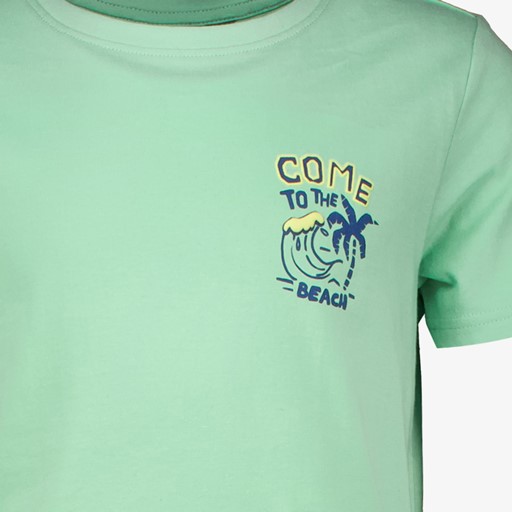 Jongens T-shirt met backprint groen