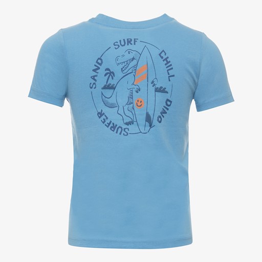 Jongens T-shirt met smiley blauw