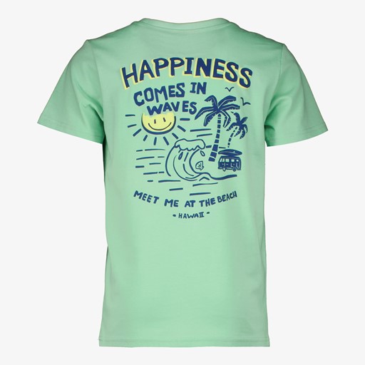 Jongens T-shirt met backprint groen
