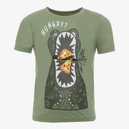 Jongens T-shirt met krokodil groen