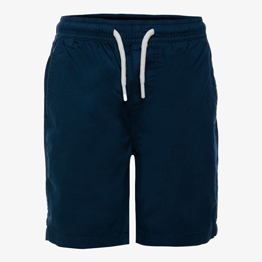 Katoenen jongens short donkerblauw