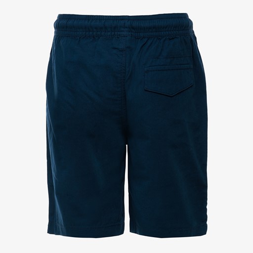 Katoenen jongens short donkerblauw