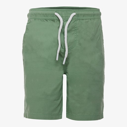 Katoenen jongens short groen