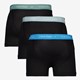 Heren boxershorts 3 paar zwart