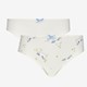 TwoDay 2-pack meisjes hipsters unicorn blauw