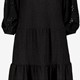 Dames broderie jurk zwart