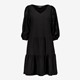 Dames broderie jurk zwart