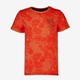 Jongens T-shirt met palmbladeren oranje
