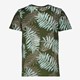 Jongens T-shirt met palmbladeren groen