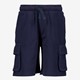 Jongens cargo sweat short donkerblauw