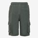 Jongens cargo sweat short donkergroen