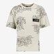 Jongens T-shirt beige met palmbomen