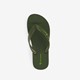 Kinder teenslippers kaki groen