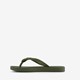 Kinder teenslippers kaki groen