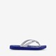 Kinder teenslippers blauw met print