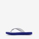 Kinder teenslippers blauw met print