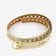 Dames riem beige goud