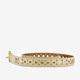 Dames riem beige goud