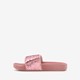 Meisjes badslippers roze met glitters