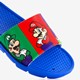 Super Mario kinder badslippers blauw
