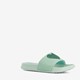 Meisjes badslippers met hartje mintgroen