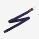 Gevlochten heren riem donkerblauw