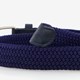 Jongens riem donkerblauw gevlochten