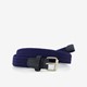 Jongens riem donkerblauw gevlochten