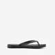 Dames teenslippers zwart