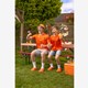 Heren voetbal T-shirt oranje