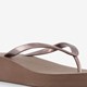 Dames teenslippers bruin