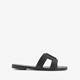 Dames slippers zwart MAG NIET ONLINE