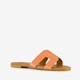 Dames slippers koraal MAG NIET ON