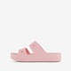 Baya Platform dames slippers roze