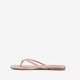Dames teenslippers rosé goud