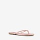 Dames teenslippers rosé goud