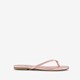 Dames teenslippers rosé goud