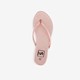 Dames teenslippers rosé goud