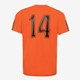 Heren voetbal T-shirt oranje