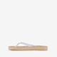 Dames teenslippers beige