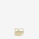 Dames teenslippers goud