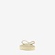 Dames teenslippers goud