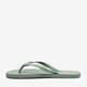 Dames teenslippers donkergroen