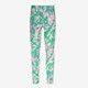 Meisjes sportlegging met print groen roze