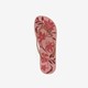 Dames teenslippers bloemenprint roze