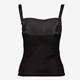 Voorgevormde dames tankinitop zwart