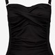 Voorgevormde dames tankinitop zwart